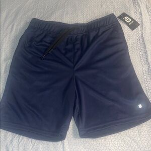 Ideology Boys Navy Size Medium Athletic Shorts w/ pockets